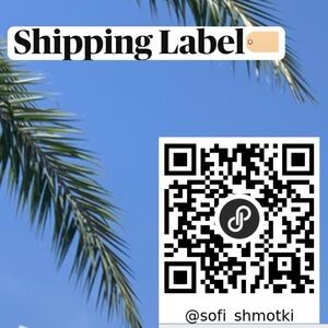 Shipping Label From @sofi_shmotki’s closet